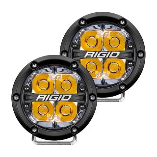 Picture of 360-SERIES 4" LED OE OFF-ROAD FOG LIGHT SPOT BEAM AMBER BACKLIGHT|PAIR