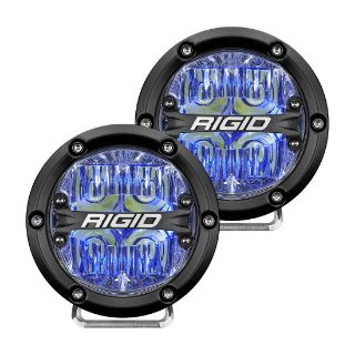 Picture of 360-SERIES 4" LED OE OFF-ROAD FOG LIGHT DRIVE BEAM BLUE BACKLIGHT | PAIR