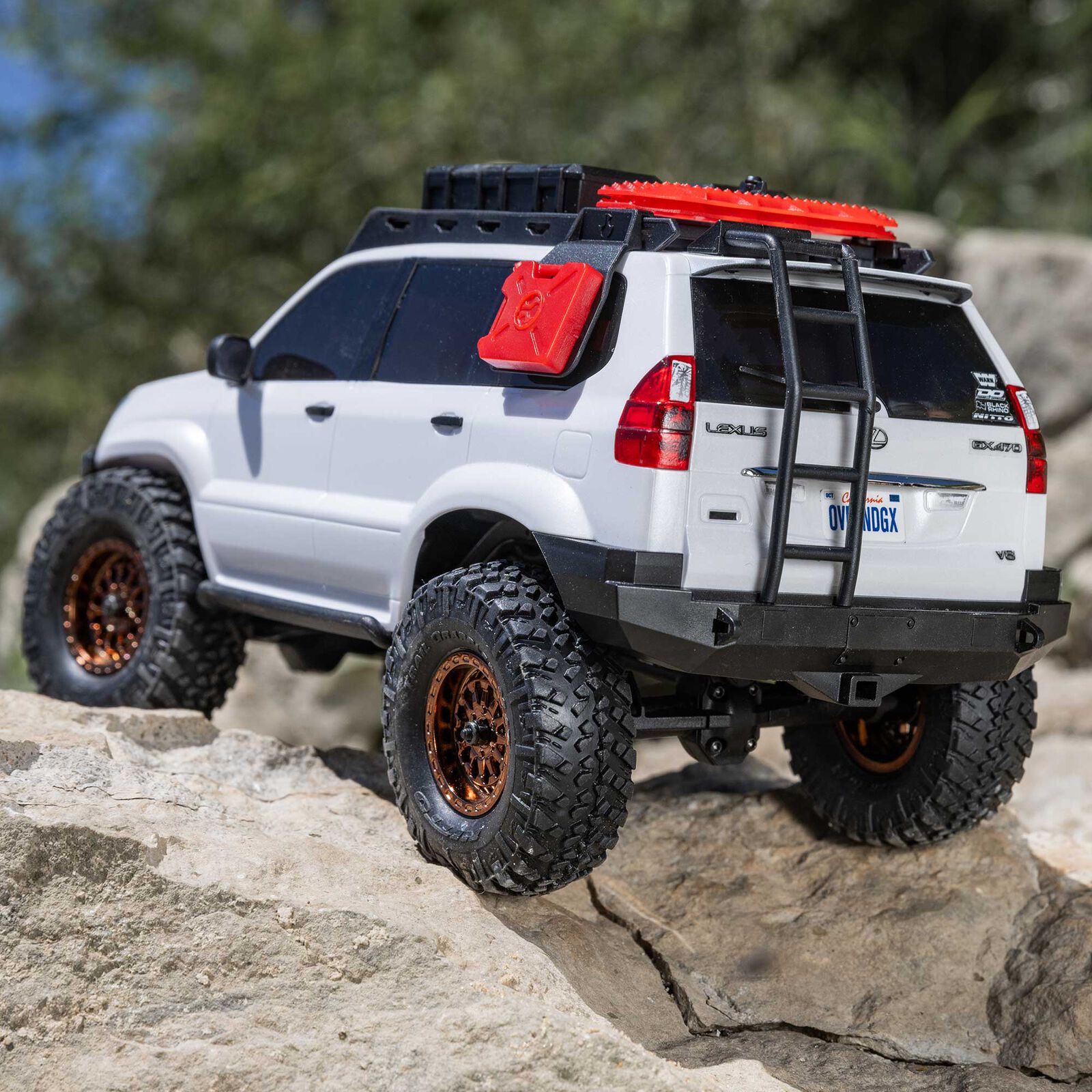 Axial SCX24 Lexus GX 470 1/24 4WD RTR Scale Mini Crawler (Silver) w/2 ...